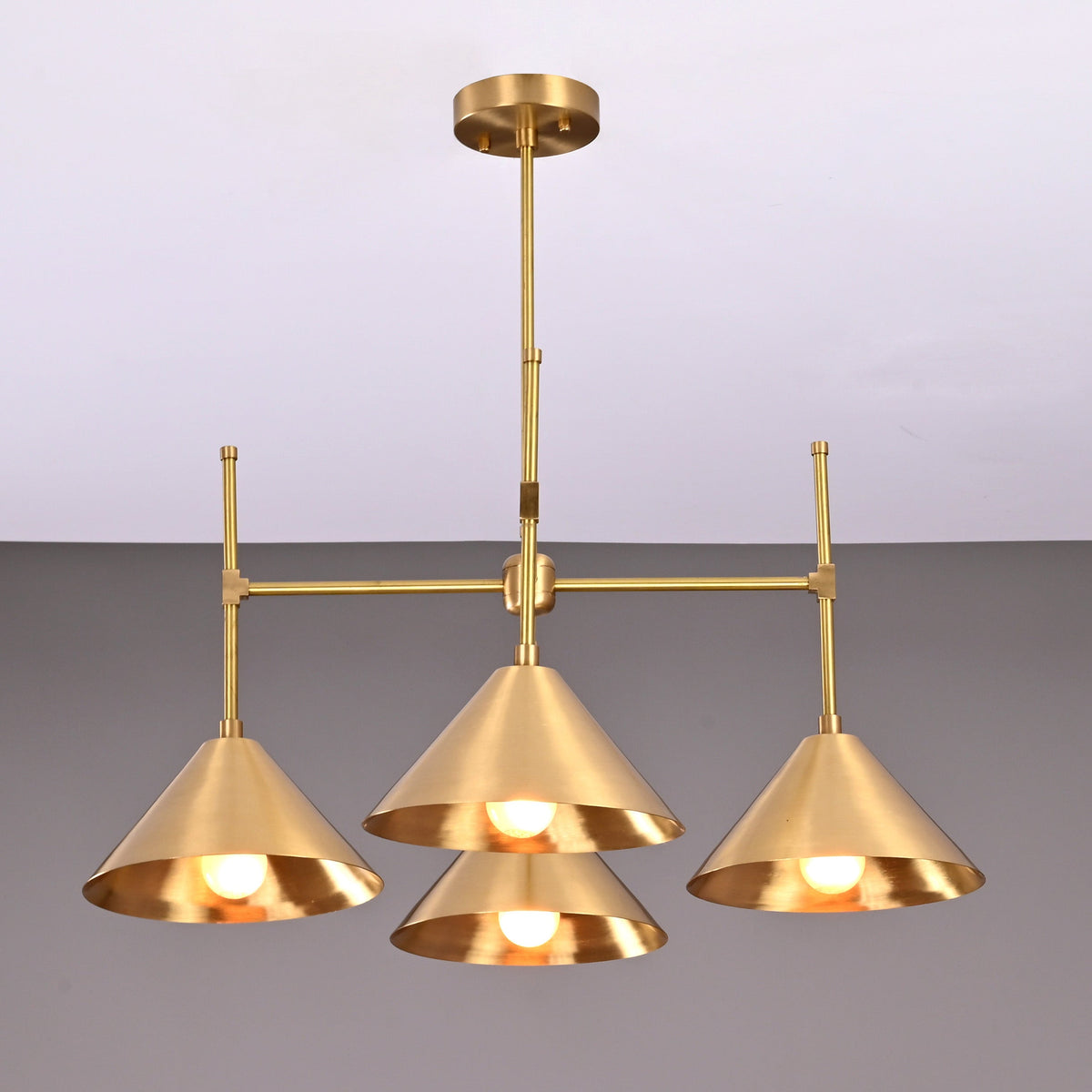 Lisbon Apex Mid-century Chandelier - 4 Lights - 32258