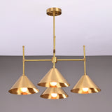 Lisbon Apex Mid-century Chandelier - 4 Lights - 32258