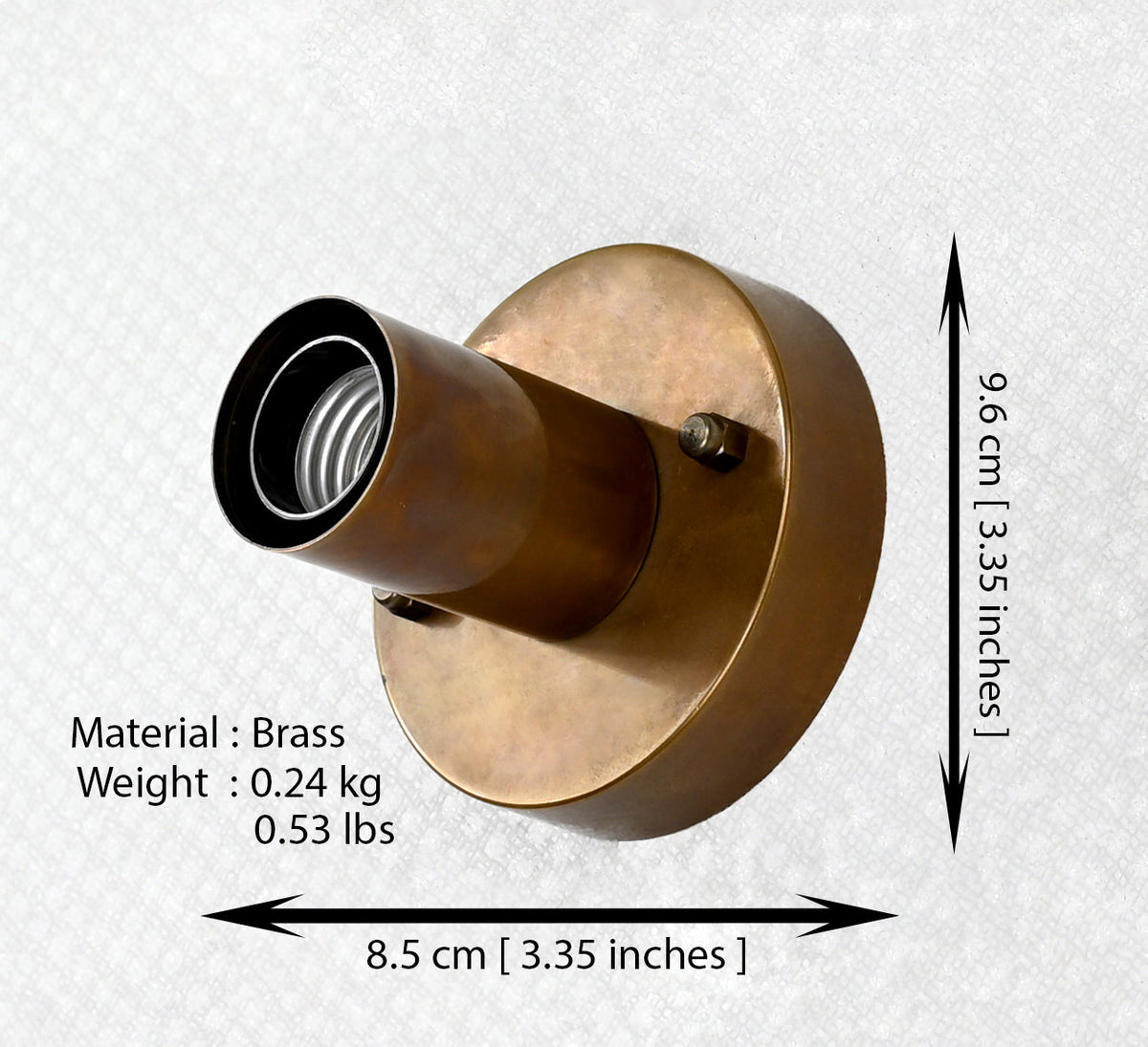 Lisbon Linea - Cylinder Wall Sconce - 3.35" - 32558