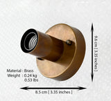 Lisbon Linea - Cylinder Wall Sconce - 3.35" - 32558