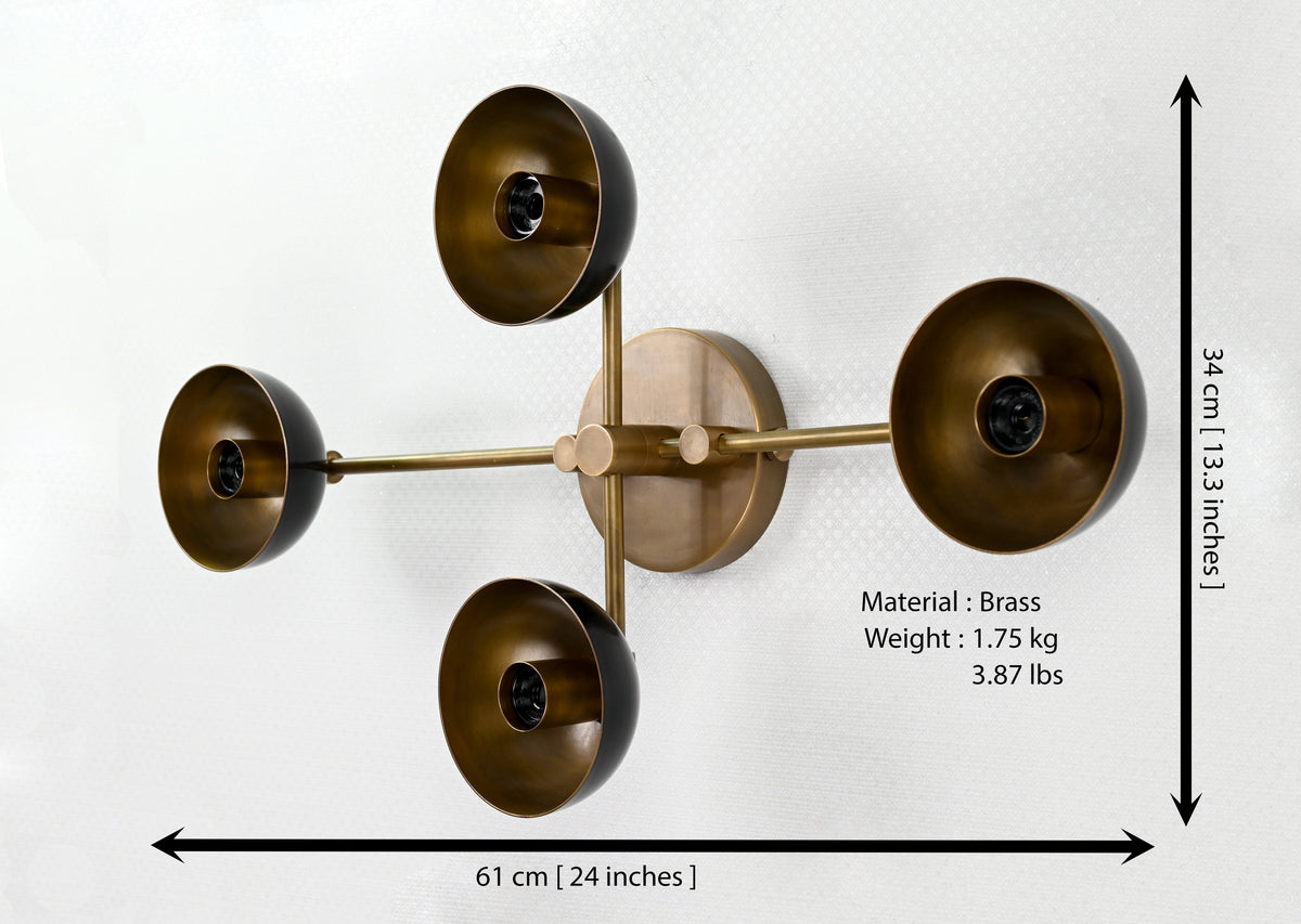 Vienna Auraemi-globe Wall Sconce - 24" - 32569