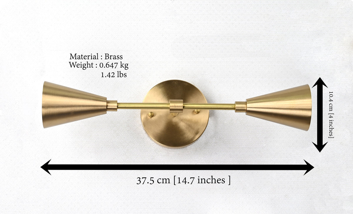 Milan Halo - Diabolo Wall Sconce - 15 inches - 32571