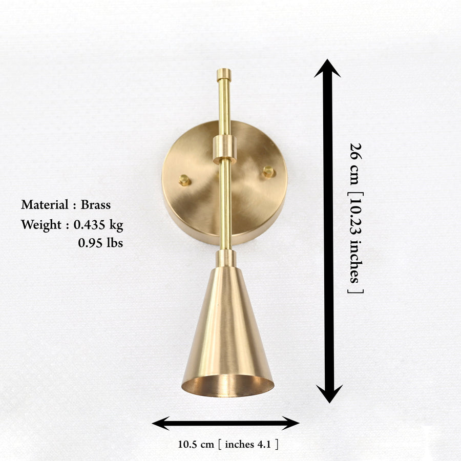 Verona Arc - Cone Wall Sconce - 10" - 32577