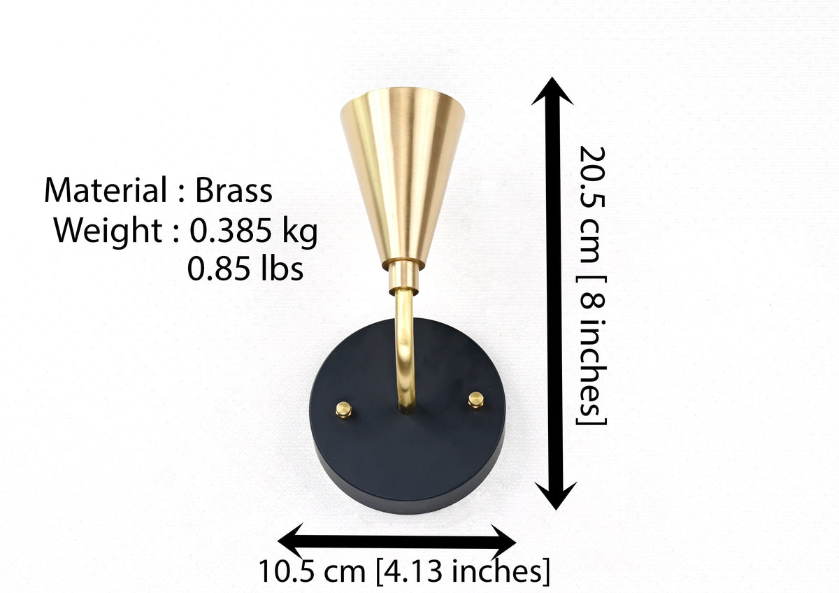 Verona Arc - Cone Wall Sconce - 8" - 32577
