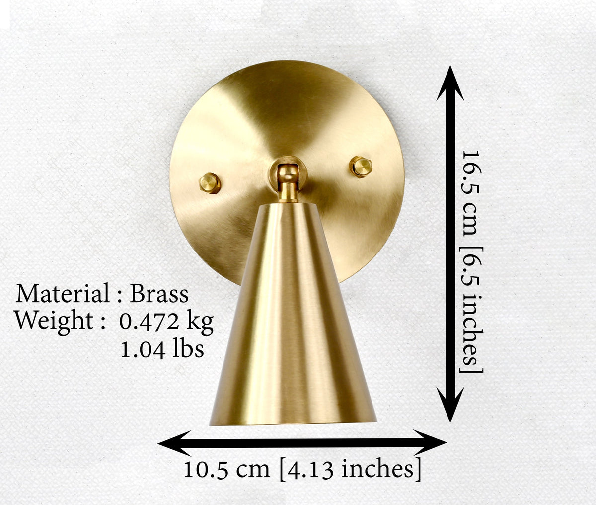 Verona Arc - Cone Wall Sconce - 6.5" - 32579