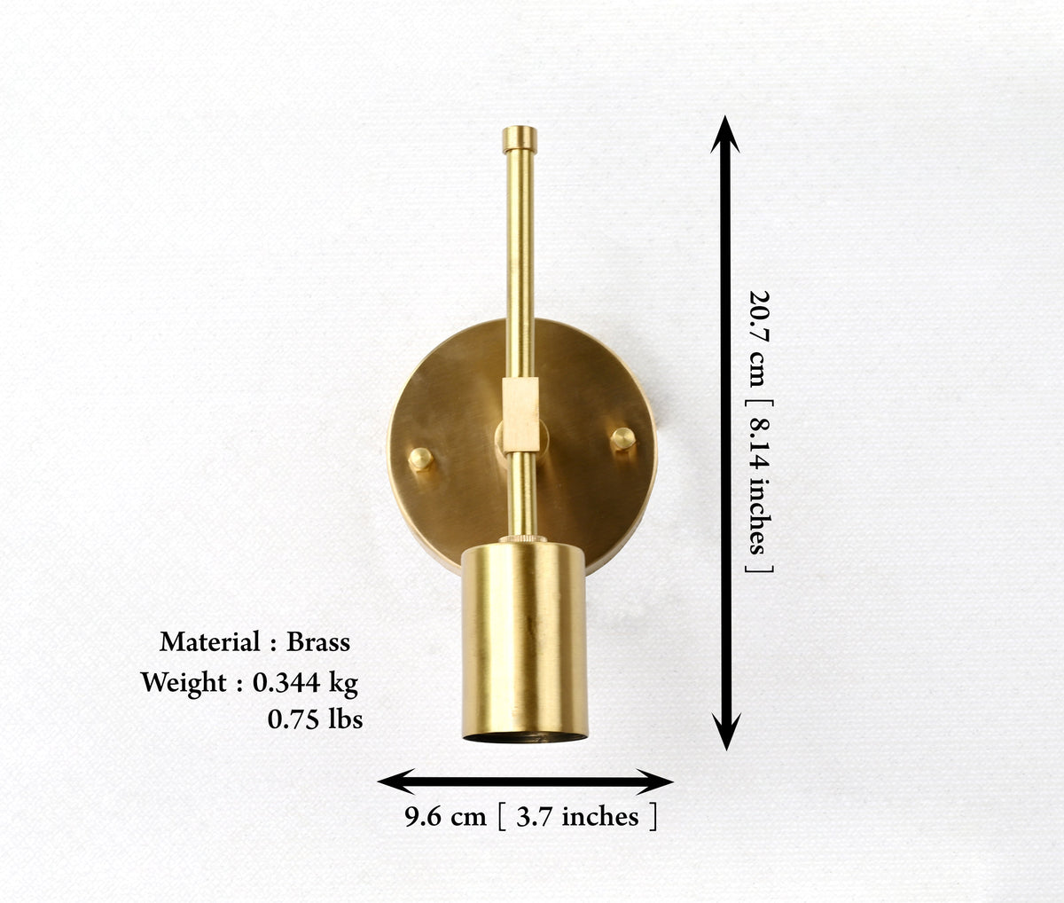 Lisbon Linea - Cylinder Wall Sconce - 8" - 32580