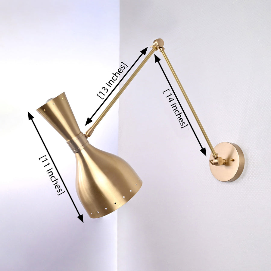 Milan Halo - Diabolo Wall Sconce - 14" - 32589
