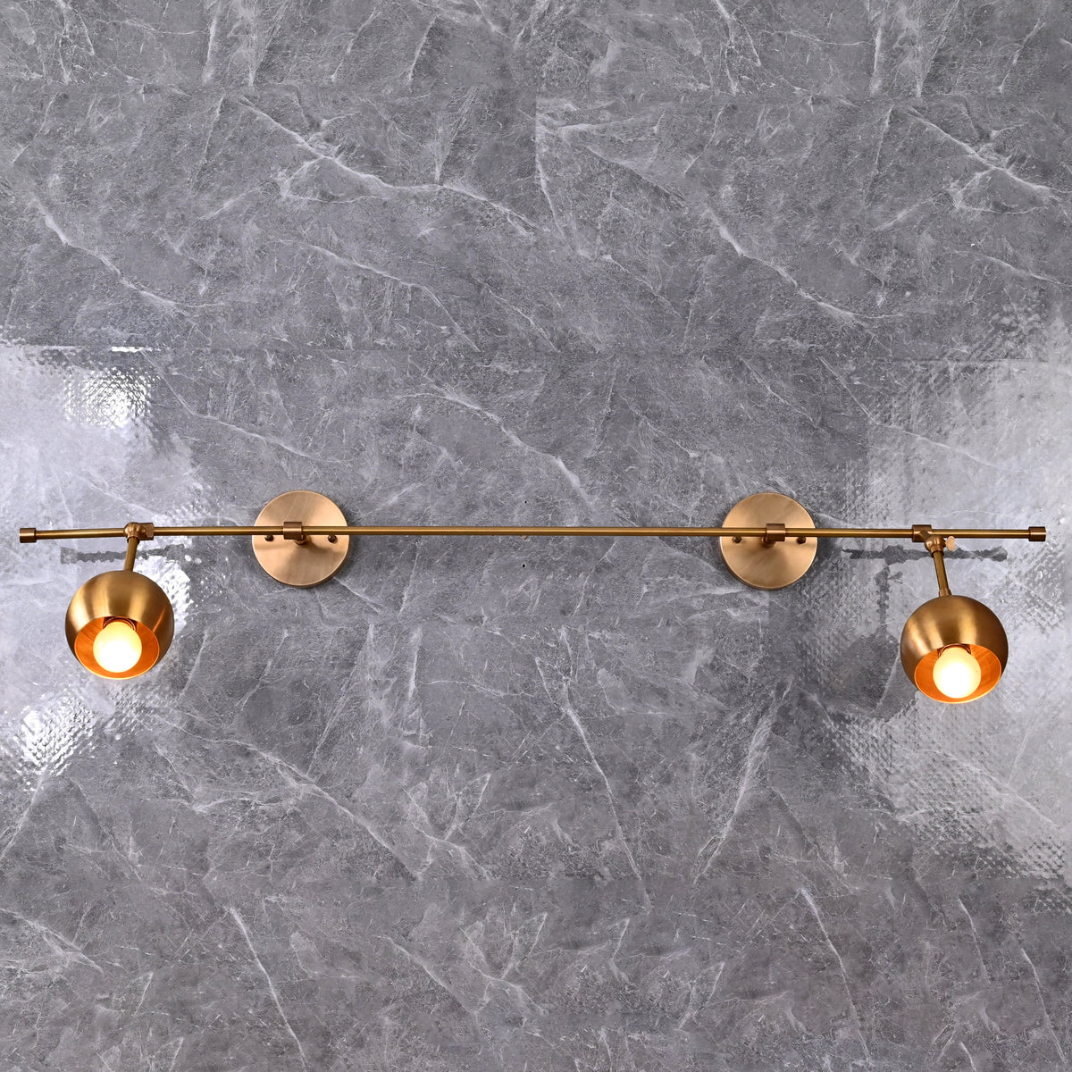 Vienna Aura - Twin-Globe Wall Sconce  -  42" - 32605