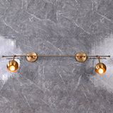 Vienna Aura - Twin-Globe Wall Sconce  -  42" - 32605