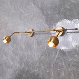 Vienna Aura - Twin-Globe Wall Sconce  -  42" - 32605