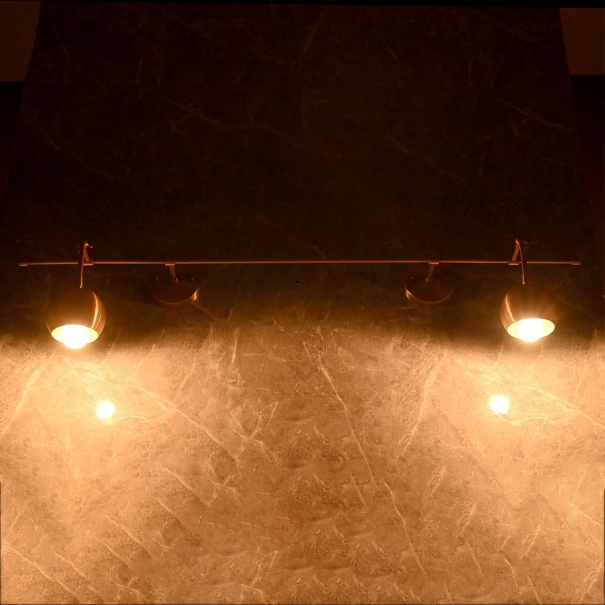 Vienna Aura - Twin-Globe Wall Sconce  -  42" - 32605