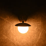 Verona Arc - Glass Orb Wall Sconce - 11" - 32607