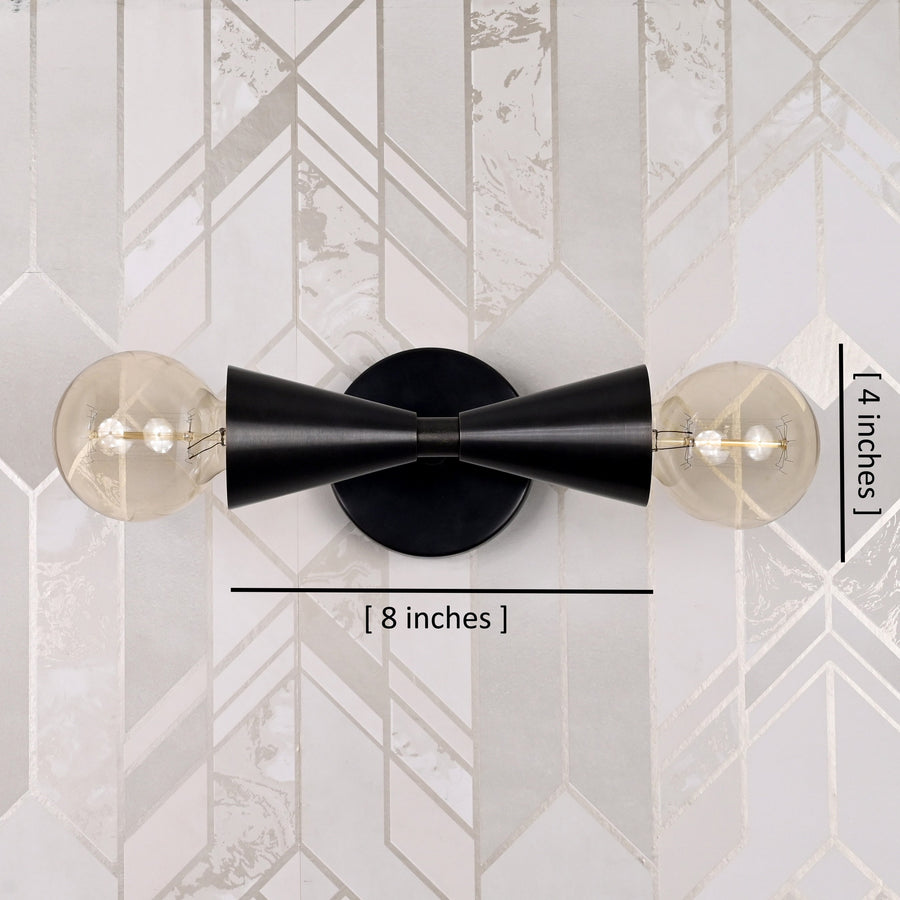 Milan Halo - Diabolo Wall Sconce - 8" - 32609