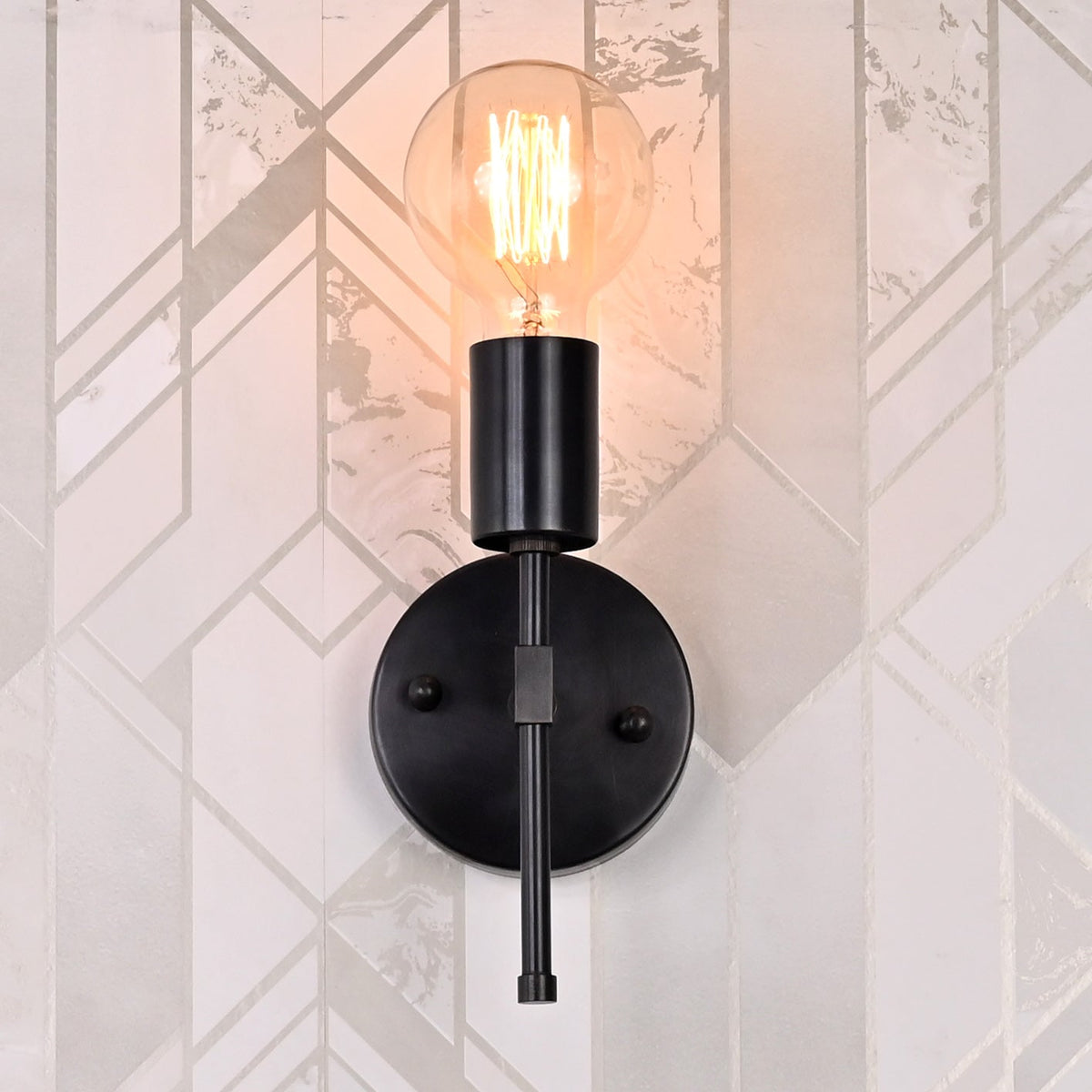 Lisbon Linea - Cylinder Wall Sconce - 8" - 32610