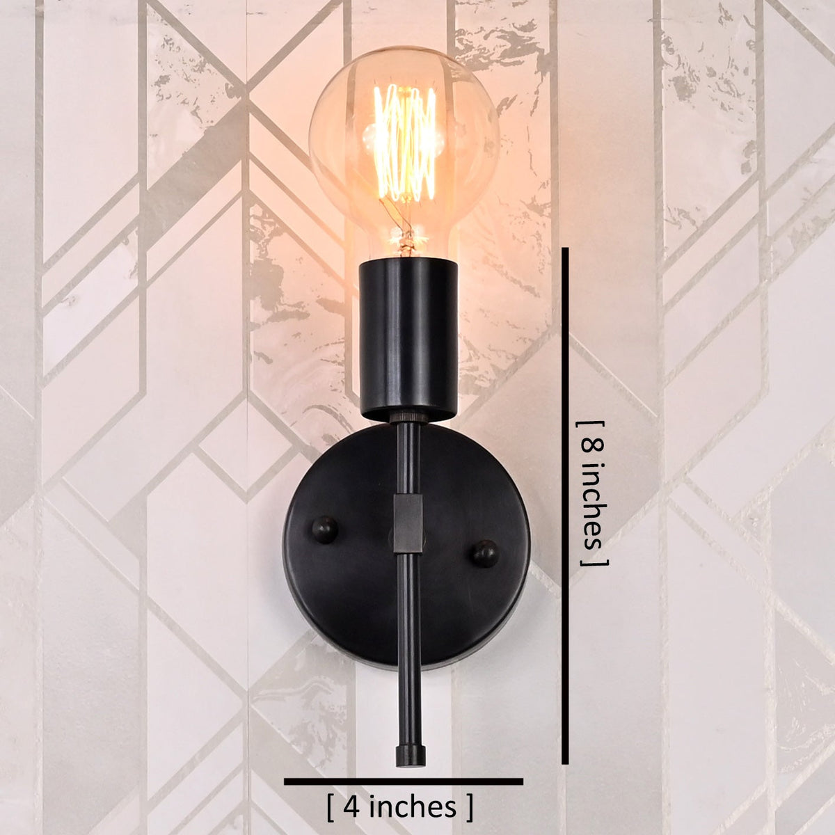 Lisbon Linea - Cylinder Wall Sconce - 8" - 32610