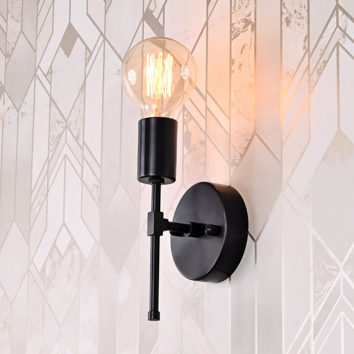 Lisbon Linea - Cylinder Wall Sconce - 8" - 32610