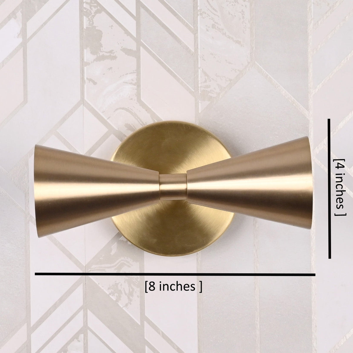 Milan Halo - Diabolo Wall Sconce - 8" - 32611