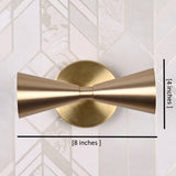Milan Halo - Diabolo Wall Sconce - 8" - 32611