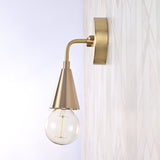 Mid-century modern Sputnik chandelier with 8 lights, brass frame, and teal cone shades