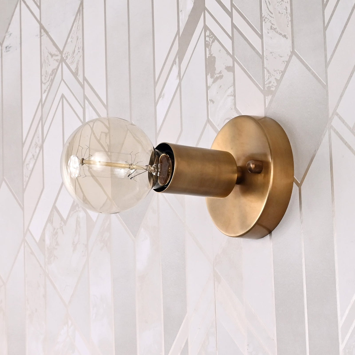 Lisbon Linea - Cylinder Wall Sconce - 4" - 32618