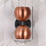 Vienna Aura - Globe Wall Sconce - 8" - 32620