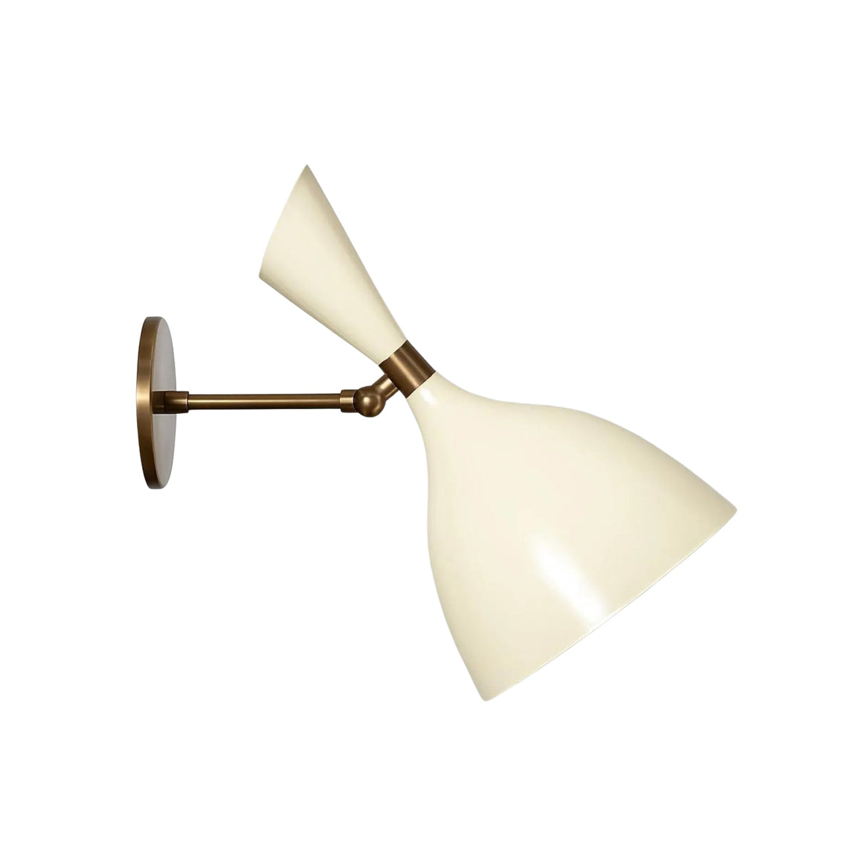 Milan Double Cone Wall Sconce – 1 Light – 13 Inch – Model 32835