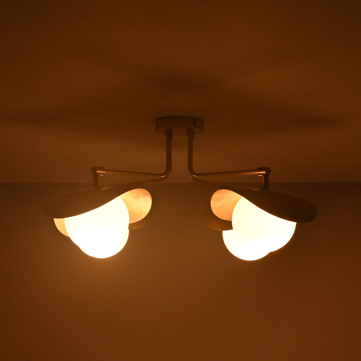 Barcelona Halo - Flush Mount Chandelier - 4 Lights - 33139