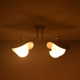 Barcelona Halo - Flush Mount Chandelier - 4 Lights - 33139