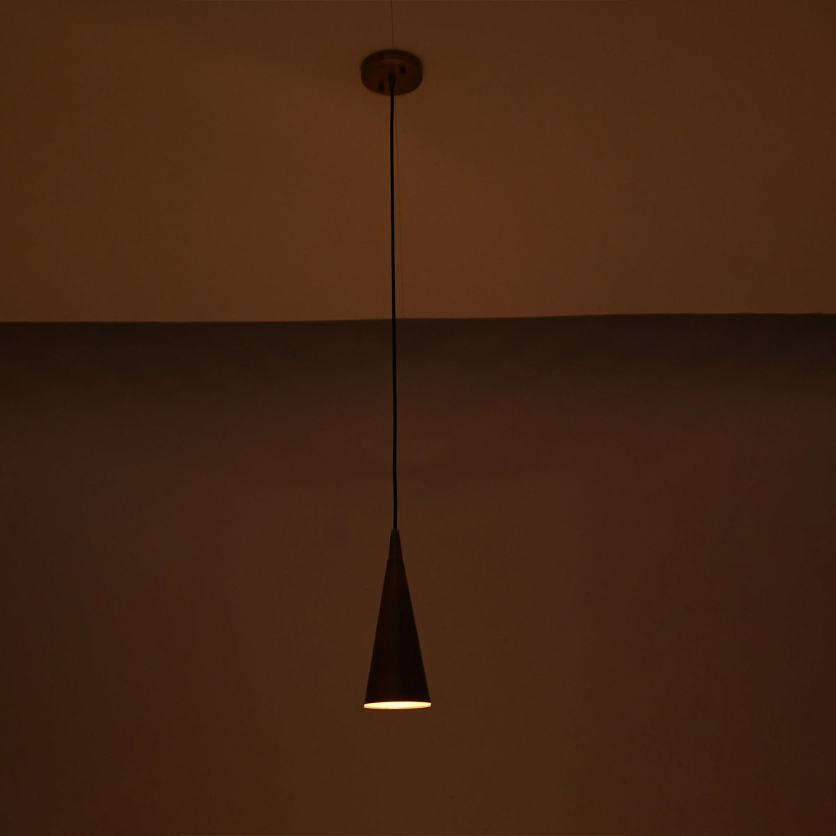Hudson Modern Copper Cone Pendant Light – Single Light – 5 Inch – Model 33178