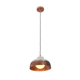Luna Artisan Hammered Copper Pendant Light – 12 Inch – Model 33203