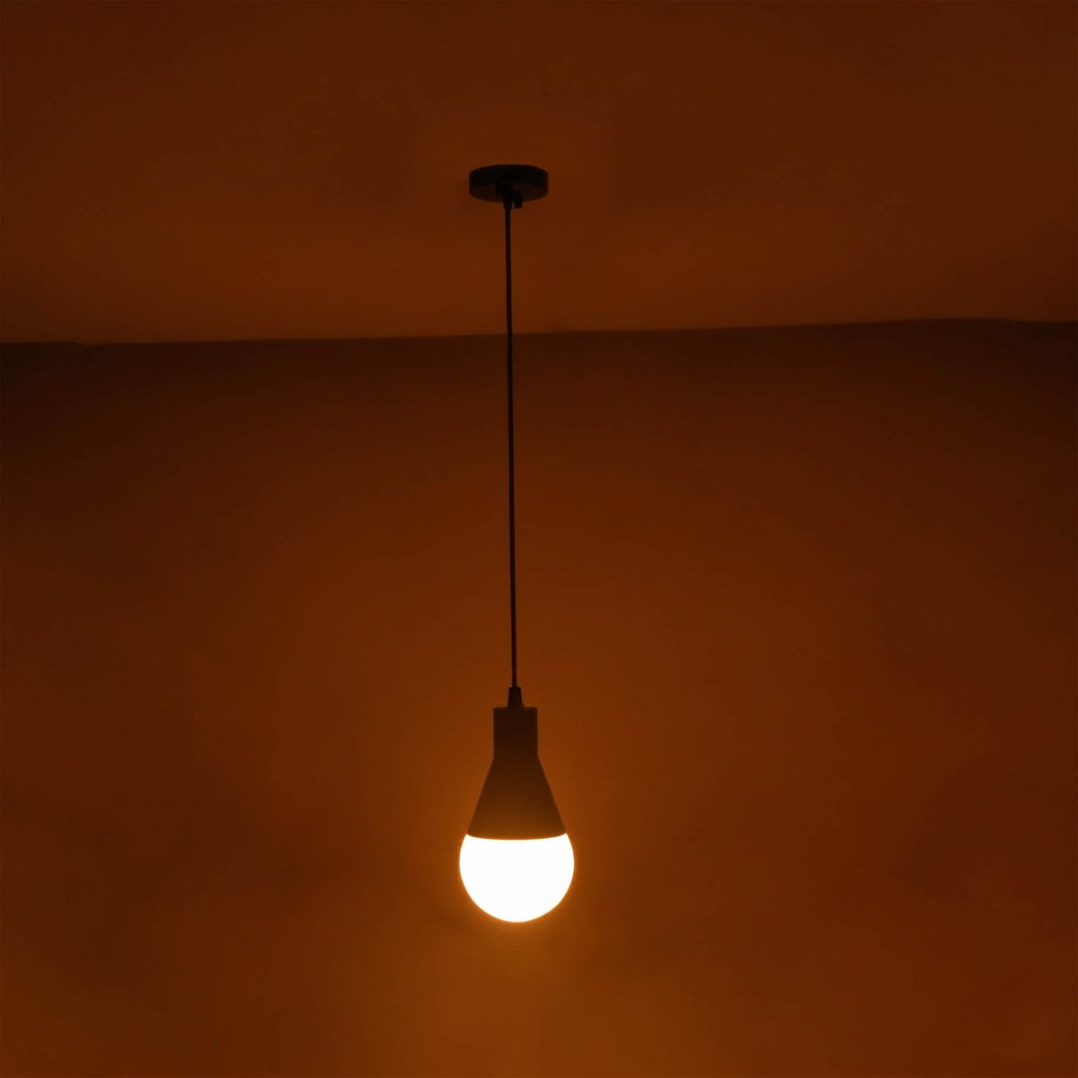 Hudson Minimalist Exposed Bulb Pendant Light – 1 Light – 6 Inch – Model 33241
