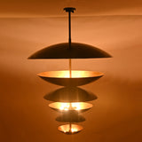 Berlin Cascade  -  Large 42" Uplifting Pendant Chandelier - 14 Lights - 33246