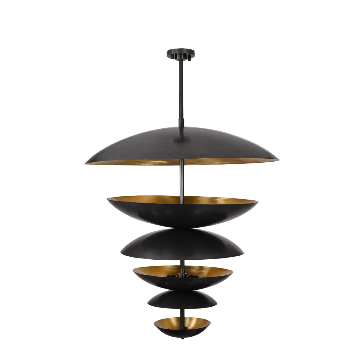 Berlin Cascade  -  Large 42" Uplifting Pendant Chandelier - 14 Lights - 33246