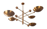 This is a custom payment listing created for the purchase of two custom lighting 6 Tier Brass Dome Disc Chandelier (33342) + Oslo Dining Light with Milky White Glass Bowls (32338)