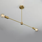 Cairo Line Mid-century Chandelier - 2 Lights - 32170
