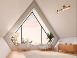Monaco Linea - Brass Chandelier - 6 Lights - 32180