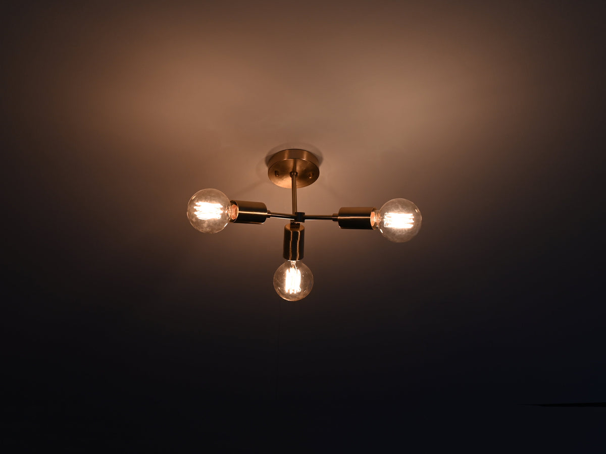 Monaco Beacon - Brass Chandelier - 6 Lights - 32196