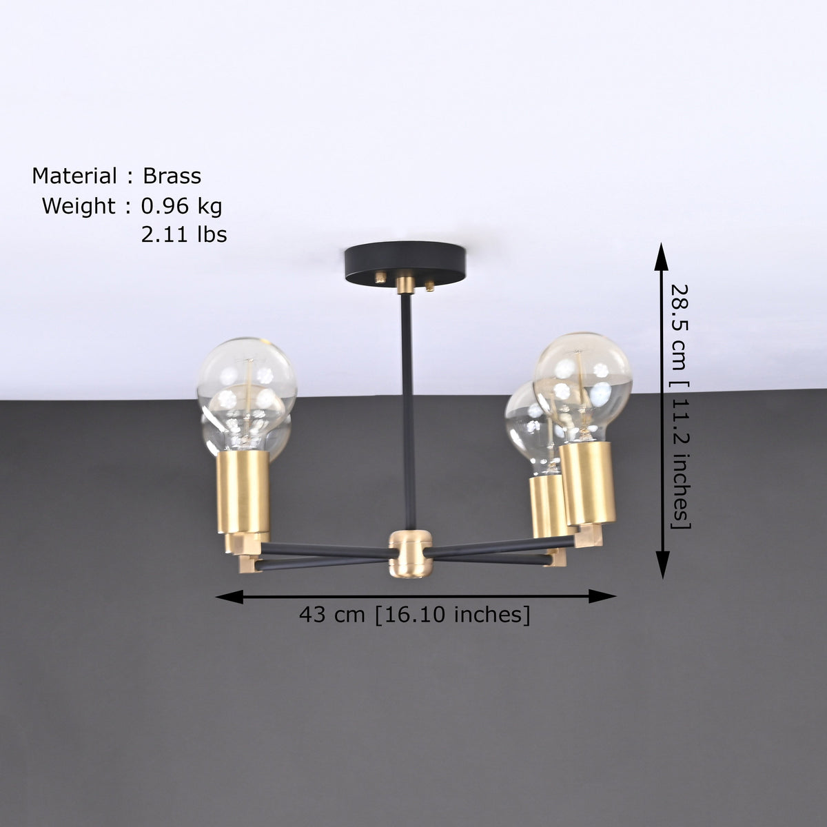 Tokyo Beacon - Ceiling Chandelier - 4 Lights - 32205