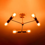 Copenhagen Beacon - Brass Chandelier - 6 Lights - 32207