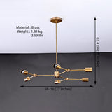 Lisbon Vector - Ceiling Chandelier - 6 Lights - 32214