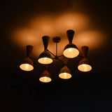 Vienna Pivot - Diabolo Brass Chandelier - 12 Lights - 32223