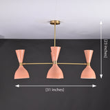 Oslo Pivot - Diabolo Ceiling Chandelier - 8 Lights - 32225