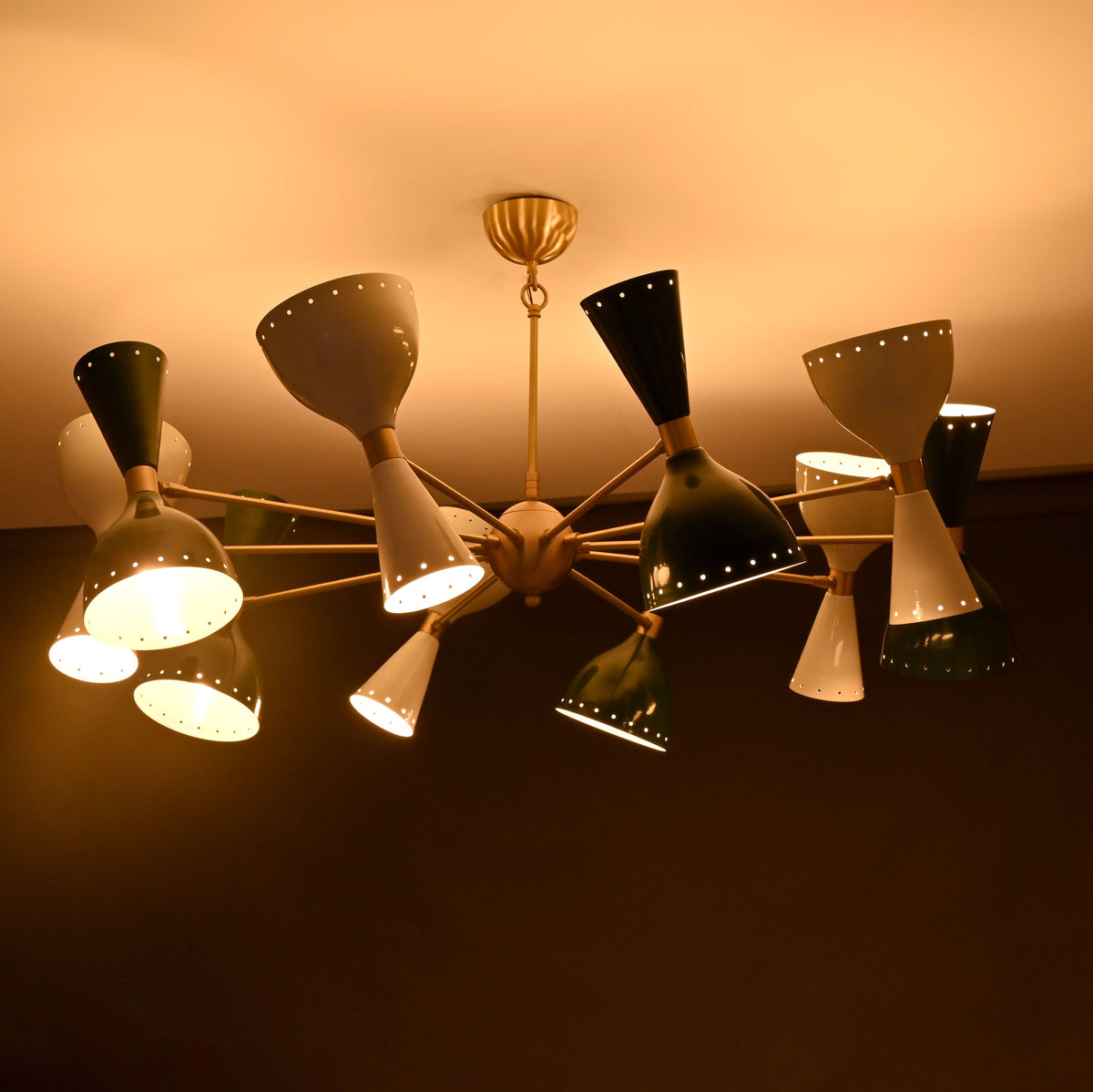Tokyo Pivot - Diabolo Chandelier - 20 Lights - 32229