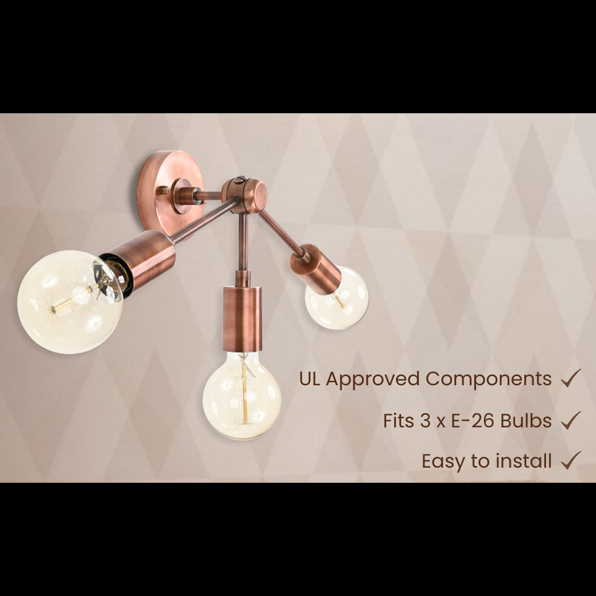 Berlin Axis - Barebulb Wall Sconce - 17" - 32510