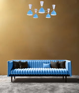 Zurich Pivot - Diabolo Pendant Chandelier - 10 Lights - 32228