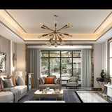 Oslo Nova Mid-century Chandelier - 24 Lights - 32125