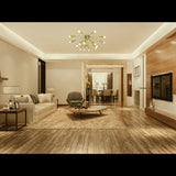 Monaco Nova - Flush Mount Ceiling Chandelier - 18 Lights - 32116