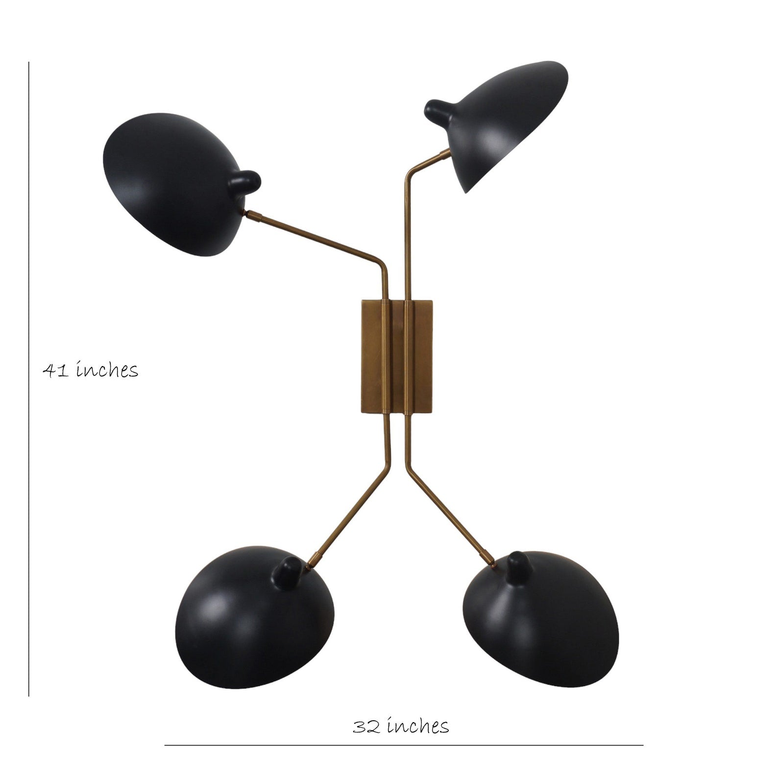 Size guide for Berlin Petalia - Chandelier - 4 Lights - 62610