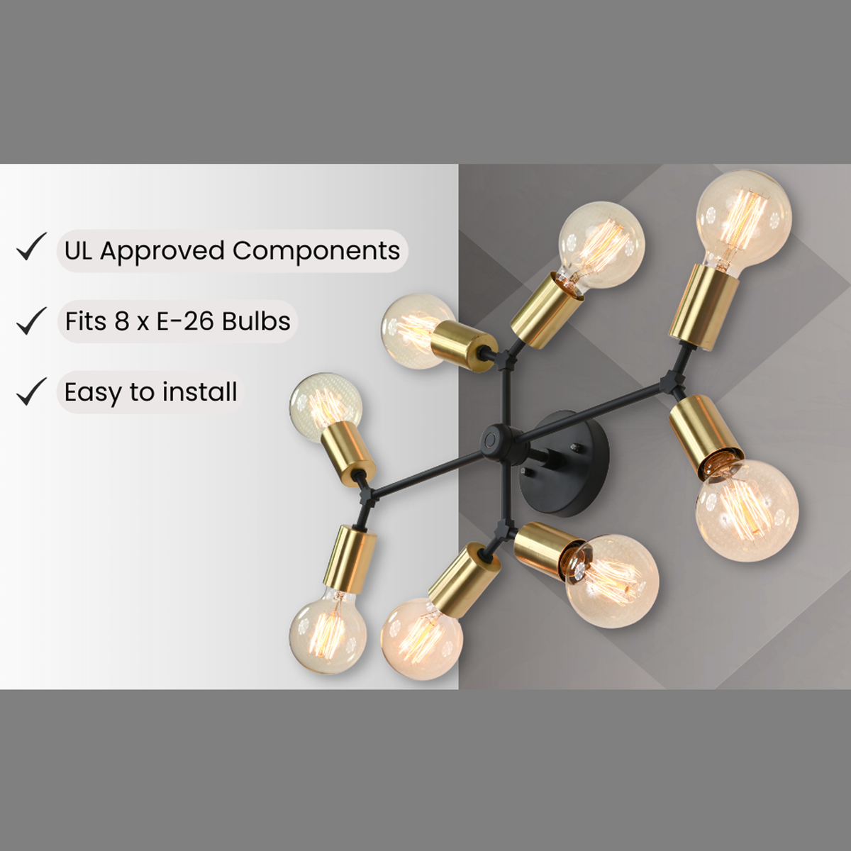 Berlin Axis - Barebulb Wall Sconce - 21.5" - 32519