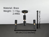 Prague Beacon - Brass Chandelier - 6 Lights - 32181